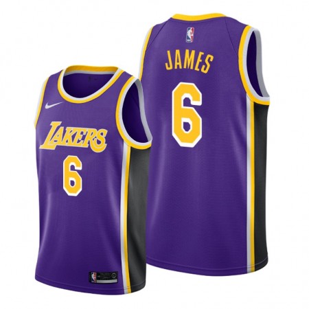 Maglia NBA Los Angeles Lakers LeBron James 6 Nike 2021-22 Statement Edition Swingman - Uomo